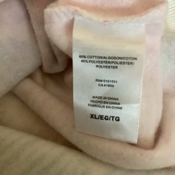 Mighty Fine Size X-Large Women’s Crew Neck Long Sleeve Multicolor Sweatshirt New - Picture 6 of 6